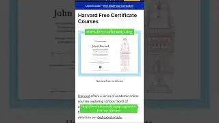 Free Certifications‼️