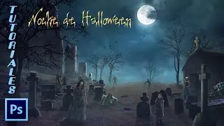 Tutorial Photoshop Noche de Halloween