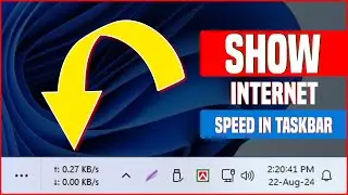 How to Show Internet Speed On The Taskbar Windows 11 & 10 Easily In 2024