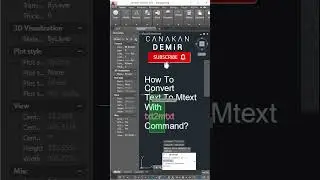 Convert Text To Mtext With txt2mtxt Command 