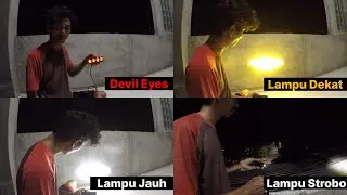 Lampu Tembak SQL 4 Mata - Devil Eyes, LAMPU TEMBAK SUPER TERANG, DEVIL EYES, DEKAT, JAUH, STROBO