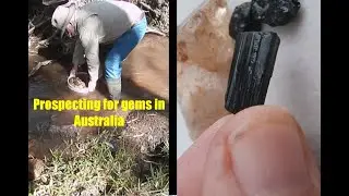 Prospecting for gems in Australia.