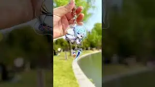 Genshin Impact Chibi Venti Acrylic Figure Keychain | Genshin Merch | Genshin Fan Art