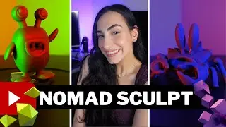 3D Sculpting for the First Time on Nomad Sculpt 2022 | 3D printing.