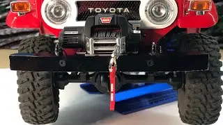 WARN 9.5CTI-S WINCH INSTALL ON RC4WD GELANDE ll CRUISER FJ40
