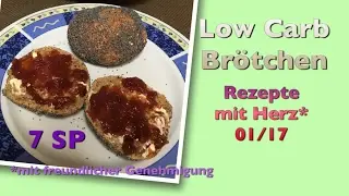 Low Carb Brötchen Rezepte mit Herz 01-17 Thermomix™ TM5 WW