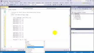 Learn C# for beginners: 36 -  Brief Look at Multidimensional Arrays
