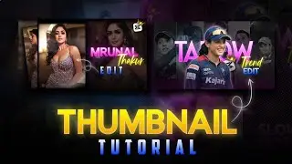 How To Make THUMBNAILS Like Me - Beginners!!