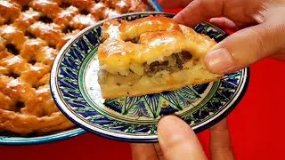 💯👍Juda ham mazzali Go‘shtli Pirog/Гýштли Пирог/Пирог с мясом и картошкой