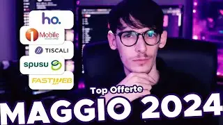 Ho Mobile 5G a 2Gbps a 9,99€! Tiscali Mobile a 200 Giga a 9,99! Offerte TOP Telefonia Maggio 2024