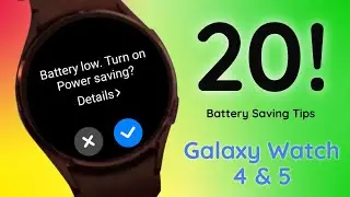 [20+ Tips] FIX Battery Life on Samsung Galaxy Watch 5 and Watch 4 (Classic)!