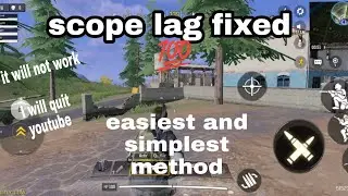 how to fix scope lag in codm | ads on lag fixed | 100% working easy method | FIRE