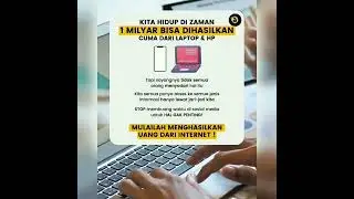 Mulailah mencari uang dari internet