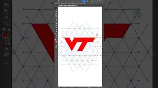 Use a Triangular Grid to Build a Great Logo #shorts #illustrator #graphicdesign #tutorial