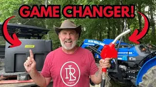 GAME CHANGING 58 Gallon Diesel Tank & 12vdc Pump For The Homestead & Farm  | VEVOR