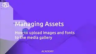 How To Upload Images And Fonts Into The Media Gallery | Creative Studio 4