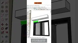 Pro Tip for Window Shades in SketchUp | profile builder | SketchUp #shorts #ytshorts #ytshorts