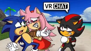 SONIC AND SHADOW ENCOUNTER MASH AMY! IN VR CHAT!