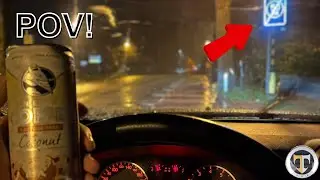 POV: COFFEE RUN in a LOUD ''Hyundai Tiburon