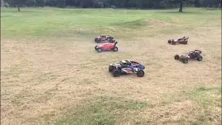 Kraken Vekta vs Hpi baja vs Losi buggy vs Losi Dbxl