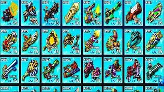 After 4 years I collected a lot of gems for the gallery (All Weapons) - Pixel Gun 3D