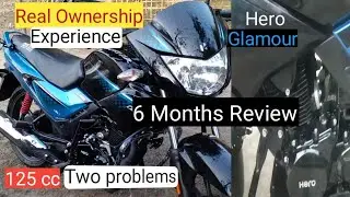 Hero glamour 125 cc classic model bike review 2024 // six(6) months review
