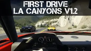 VR FIRST DRIVE | LA Canyons V1.2 Mod for Assetto Corsa - 2 WAY TRAFFIC!