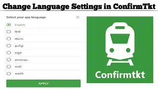 How to Change Language on ConfirmTkt app | Confirm Ticket App Language Settings | Techno Logic