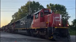 Railfanning in Clarkston, MI! 7 trains including 2 extra as needed!