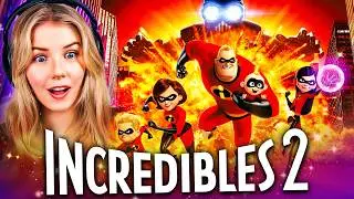 Swedish girl watches INCREDIBLES 2 | First Time Watching