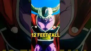 All Villains HEIGHTS In Dragon Ball Super #shorts