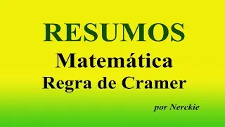 Regra de Cramer