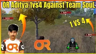 OR ADITYA 1V4 AGAINST TEAM SOUL IN UPTHRUST SCRIMS || SOUL SCOUT 1V2 OP CLUTCH AGAINST GILL AND VEXE