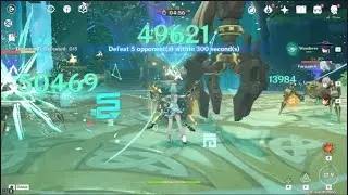 faruzan golden troupe dmg test
