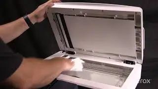 Xerox® VersaLink® B405 Multifunction Laser Printer Cleaning the Platen Glass