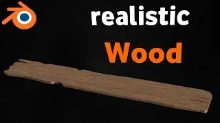how to make realistic wood in blender | blender 3d  modeling