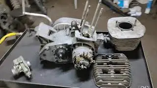 Иж к-16 ремонт ч1 (донорский двигатель)
