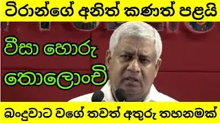 ටිරාගේ හොර වීසා ඉවරයි