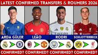 🚨 LATEST CONFIRMED TRANSFER NEWS AND RUMOURS SUMMER 2026 | RODRI, LEAO, SCHLOTTERBECK, GULER........