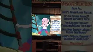 Logan's Jake And The Neverland Pirates Jake's Neverland rescue 2013 DVD menu walkthrough. ♥️