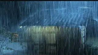 Solve insomnia in 5 minutes with the sound of heavy r Rain