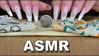 ASMR BEESWAX WRAP Tapping, Scratching, Brushing & Scrunching 🐝 No Talking