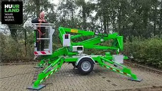 Hoe bedien ik een hoogwerker op aanhangwagen? Huurland - instructievideo