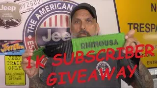 1k Subscriber GIVEAWAY