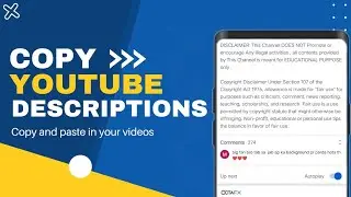 How to copy Youtube Description | Youtube Description kese copy krain 