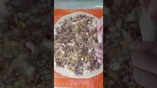 Мясной рулет и кое что еще на пару.