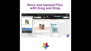 Drag and drop to upload or move files