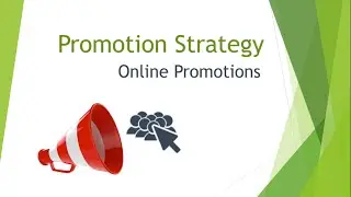 Marketing Mix: Online Promotions