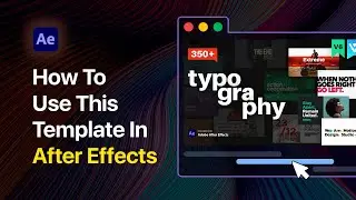 How to Use  Typography titles pack V6 | After Effects template