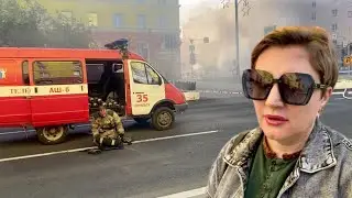 Норильск в дыму/Делаю маникюр у Софьи.